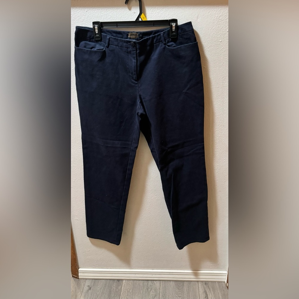 Pendleton Navy Blue Classic Pants - image 1